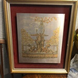 Framed University of Texas Artwork